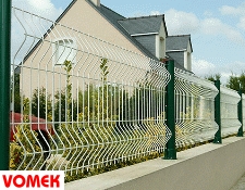 Gartenzäune und Tore aus Stahlgitter